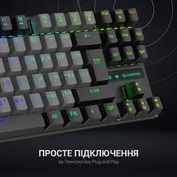 Клавіатура GamePro Blue Switch механічна (MK100B) - мініатюра 6