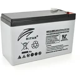 Аккумуляторная батарея AGM RITAR HR1228W, Gray Case, 12V 7.0Ah ( 151 х 65 х 94 (100 ) 2.17kg Q10420
