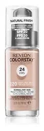 Тональний крем Revlon Colorstay Makeup Normal and Dry Skin SPF 20 відтінок 220 (Natural Beige) 30 мл (423031) - мініатюра 2