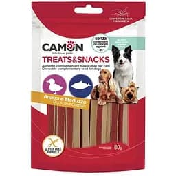 Сендвічі з качкою та тріскою Camon (80г), ласощі для дорослих собак