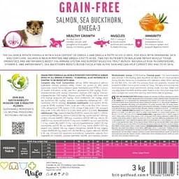 Сухий корм Brit Care Dog Grain-free Puppy для цуценят, беззерновий з лососем, 12 кг - мініатюра 7