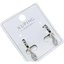 Перламутрові сережки Xuping гіпоалергенні з медичного сплаву