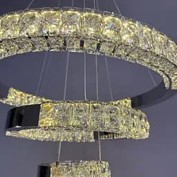 Люстра Linisoln 7968-60*40*20 CH метал, кришталь, LED, 70 Вт, висота 120-50 см, ширина 60*40*20 см - мініатюра 5