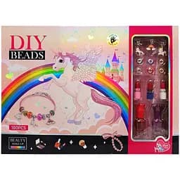 Набор бисера для изготовления креативных аксессуаров Единорог LD6031