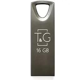 Флеш накопитель USB 16Gb T&G Metal TG117 черный USB 2.0 (TG117BK-16G)