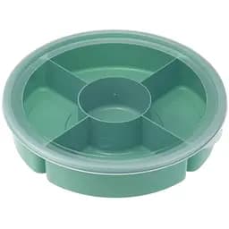 Менажница з кришкою 5 секцій, фісташкова (1123-IH-фісташковий)