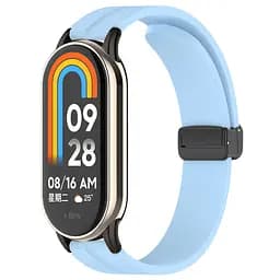 Ремешок Line Magnetic для Xiaomi Mi Band 9/8/10 Голубой/Blue