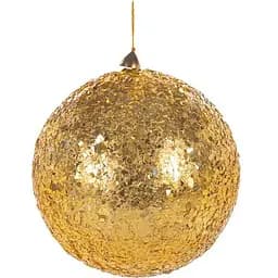 Прикраса декоративна Elendekor куля 15 см золото (877-119)