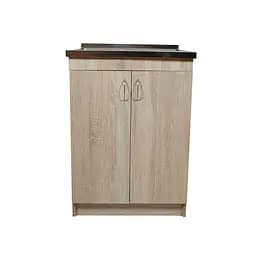 Тумба кухонная с накладной мойкой ЛДСП 60х60х83 см Дуб сонома (52868-01111)