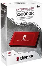 SSD накопичувач Kingston XS1000R BOC 1TB USB 3.2 Gen2 Type-C 3D NAND Red (7166431) - мініатюра 3