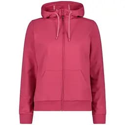 Кофта CMP Women's Zip-Up Hoodie in Stretch Cotton Berry M (1097-31D4276-B852 40)
