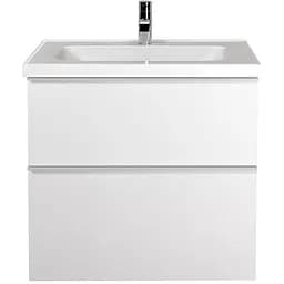 Тумба Мойдодир Grin 65-U з умивальником Fenova 65 Білий