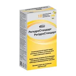 Порошок РегидроСтандарт для восстановления водно-электролитного баланса 10 пакетов