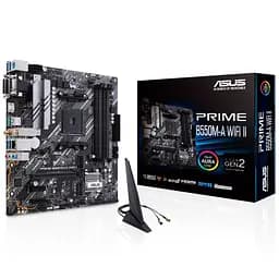 Материнcька плата PRIME B550M-A WIFI II sAM4 B550 4xDDR4 M.2 HDMI DP D-Sub Wi-Fi BT mATX Asus teh0018948 - мініатюра 9