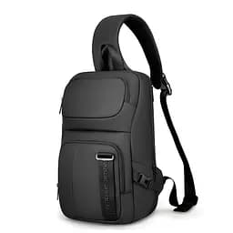 Рюкзак Mark Ryden Xero MR7633 з однією лямкою, відділ під ноутбук 13 дюймів (Чорний)