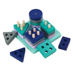 Іграшка Limo Toy Геометрика MD 1899 фігур 16 шт. дерев'яна