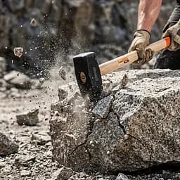 Кувалда Polax 3 кг ручка з дерева (36-060) - мініатюра 7