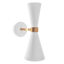 Бра Brille BL-525W/2 настенное накладное лофт E27 WH/G