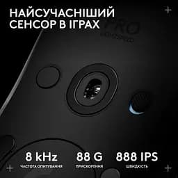 Комп'ютерна мишка Logitech G Pro 2 Lightspeed Wireless Black (910-007295) - мініатюра 4