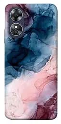Чохол Demsky Рожево-блакитні розводи для Oppo A17