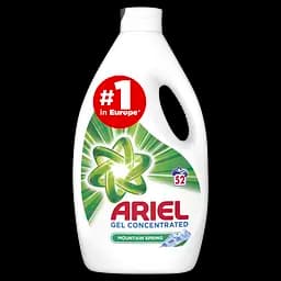 Жидкий стиральный порошок Ariel Горный Родник, для белых и цветных тканей, 2,86 л