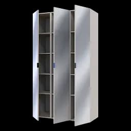Комплект Doros Гелар Кашемір 3 Дзеркала 117х49.5х203.4 (42005104) - мініатюра 2