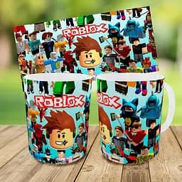 Набір дитячий Роблокс «Roblox» рюкзак 36х27см сумка-бананка, кружка з принтом для хлопчика (01578) - мініатюра 9