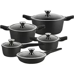 Набір каструль з кришками та сковородою Edenberg EB-5632, 12 предметів