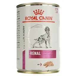 Вологий корм для дорослих собак Royal Canin Renal при хронічній нирковій недостатності 410 г 