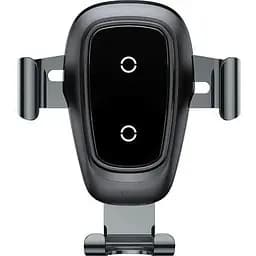 Тримач для мобiльного телфону з БЗП Baseus Metal Holder Air Outlet Tarnish - мініатюра 4