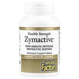 Ферменты двойной концентрации Zymactive Double Strength Natural Factors 30 таблеток