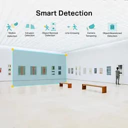 IP-Камера VIGI C240-2.8, PoE, 4Мп, 2,8 мм, H265+, IP66, Turret, кольорове нічне бачення, вну TP-Link teh0016002 - мініатюра 4