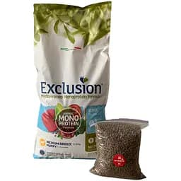 Корм Exclusion Puppy Tuna Medium Breed для цуценят середніх порід з тунцем 1кг (на вагу)