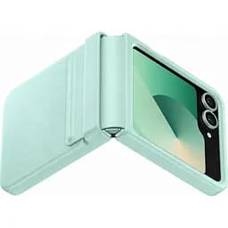 Чохол Epik Leather Case для Samsung Galaxy Flip6 Turquoise AAA [113354] - мініатюра 3