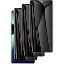 Захисне скло DK для OnePlus 12R/Ace 3/Ace 3 Pro 3D Антишпигун Full Glue 020541 black 3 шт.
