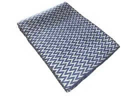 Плед бавовняний Vladi Валенсія Антоніо 100х140 біло-синій