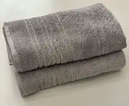 Рушник махровий Ecotton 100х50 см 1 шт. сірий (22621) - мініатюра 2