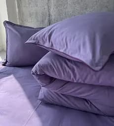 Комплект постельного белья двуспальный 180х200 см вареный хлопок White Dream Фиолетовый (Grape)