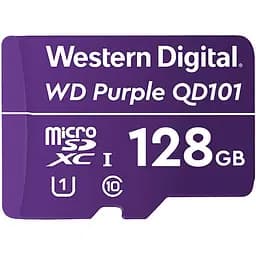 Карта пам'яті Western Digital MicroSDXC 128GB UHS-I Class 10 WD Purple QD101 (WDD128G1P0C)