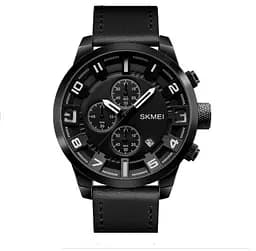 Мужские наручные классические часы Skmei 1309 Черный