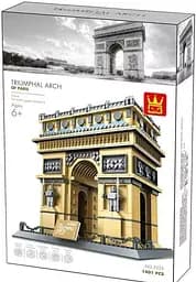 Конструктор Архітектура  Wange   3D  Тріумфальна арка Париж  Arc de Triomphe Paris 5223 для дітей та дорослих 1391 деталь - мініатюра 2