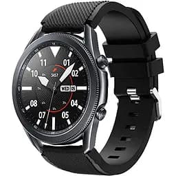 Силіконовий ремінець Watchbands Rline для Samsung Galaxy Watch 3 45mm SM-R840NZKASEK - чорний (WB138614)