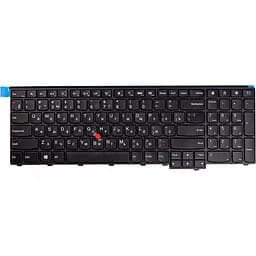 Клавiатура для ноутбука LENOVO ThinkPad T540, W540, KM-105U чорний, чорний фрейм