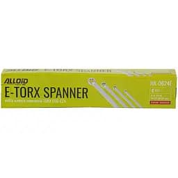Набір накидних ключів Alloid Torx E6х8 E10х12 E14х18 E20х24, 4 шт. (NK-0624E) - мініатюра 4