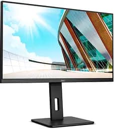 Монітор TFT 31.5" AOC U32P2, VA, UHD, DP, HDMI x 2, Pivot, HAS, колонки, чорний (U32P2) - мініатюра 5