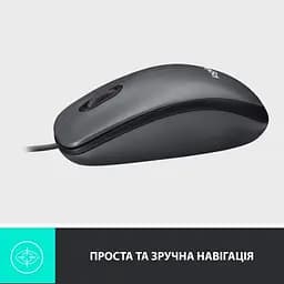 Комп'ютерна мишка Logitech M100 USB Black (910-006652) - мініатюра 5