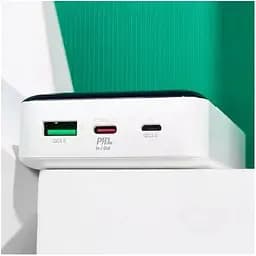 Акумулятор портативний Hoco J102A Cool figure 20W 20000mAh білий 6931474783639 - мініатюра 7
