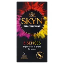 Набір презервативів Unimil Skyn 5 Senses безлатексних 5 шт. - мініатюра 3