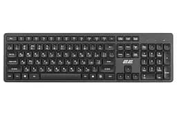 2E Комплект клавіатура та миша MK420 WL, EN/UK/RU, чорний - мініатюра 3