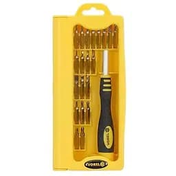 Викрутка для точних робіт Vorel з насадками 22 елементи (64395)